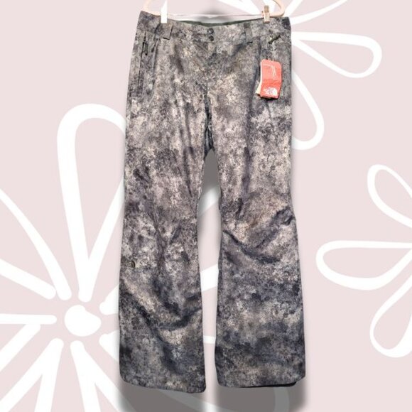 The North Face Pants - THE NORTH FACE NWT Sally Snow Pants Waterproof Grey Marbled Women's Size L